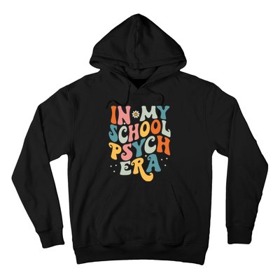 In My School Psych Era Retro School Psychologist Psychology Hoodie