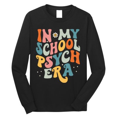 In My School Psych Era Retro School Psychologist Psychology Long Sleeve Shirt