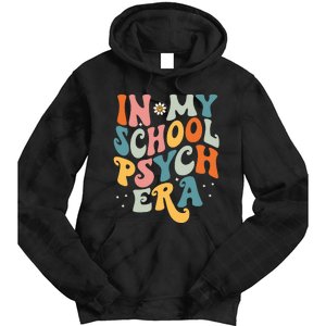 In My School Psych Era Retro School Psychologist Psychology Tie Dye Hoodie