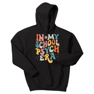 In My School Psych Era Retro School Psychologist Psychology Kids Hoodie