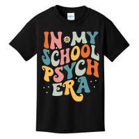 In My School Psych Era Retro School Psychologist Psychology Kids T-Shirt