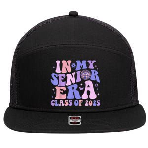 In My Senior Era Class Of 2025 Senior 2025 7 Panel Mesh Trucker Snapback Hat