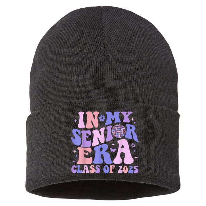 In My Senior Era Class Of 2025 Senior 2025 Sustainable Knit Beanie