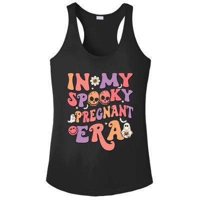 In My Spooky Pregnant Era Ghost Halloween Ladies PosiCharge Competitor Racerback Tank