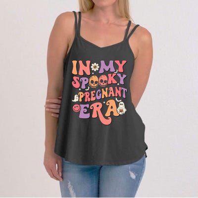 In My Spooky Pregnant Era Ghost Halloween Women's Strappy Tank