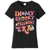 In My Spooky Pregnant Era Ghost Halloween Women's T-Shirt