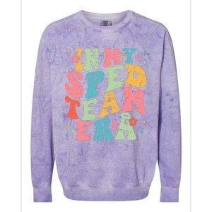 In My Sped Team Era Colorblast Crewneck Sweatshirt