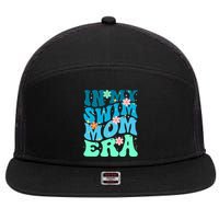 In My Swim Mom Era 7 Panel Mesh Trucker Snapback Hat