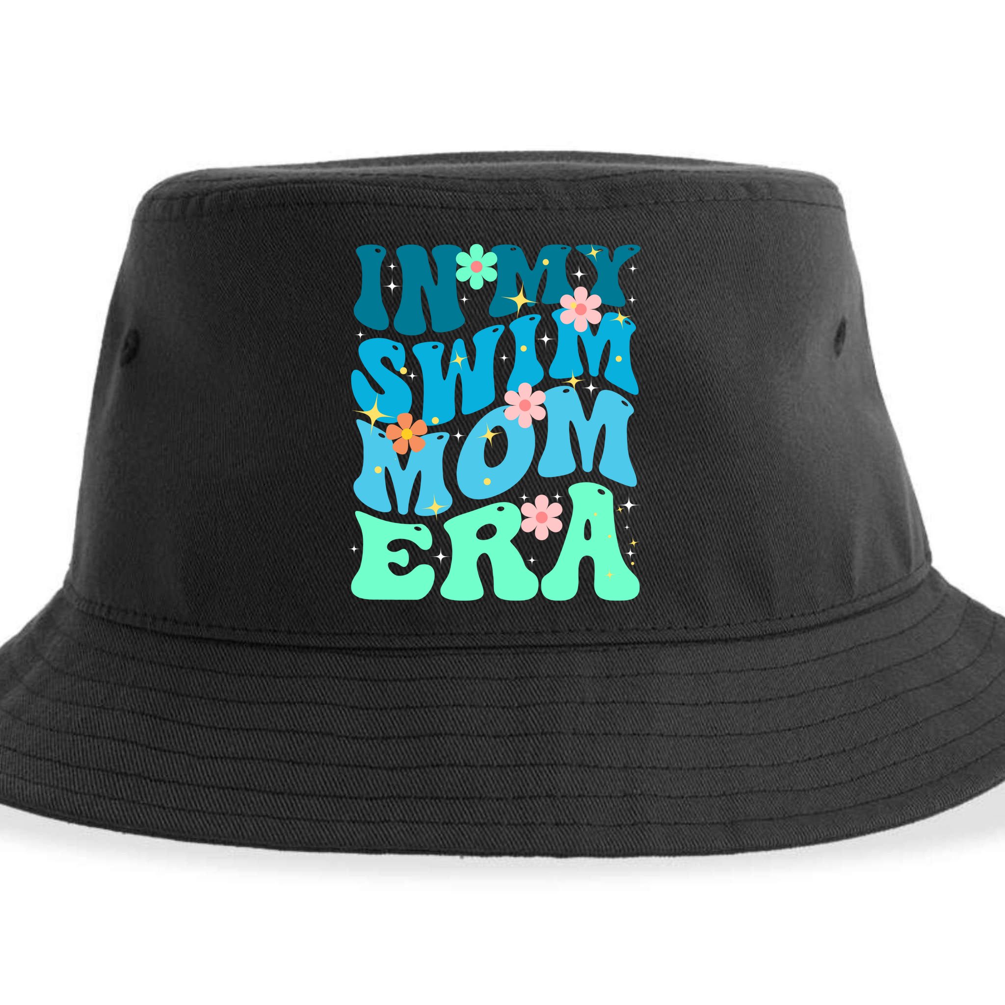 In My Swim Mom Era Sustainable Bucket Hat