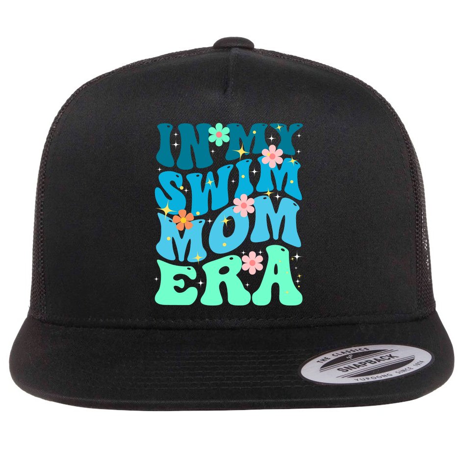 In My Swim Mom Era Flat Bill Trucker Hat