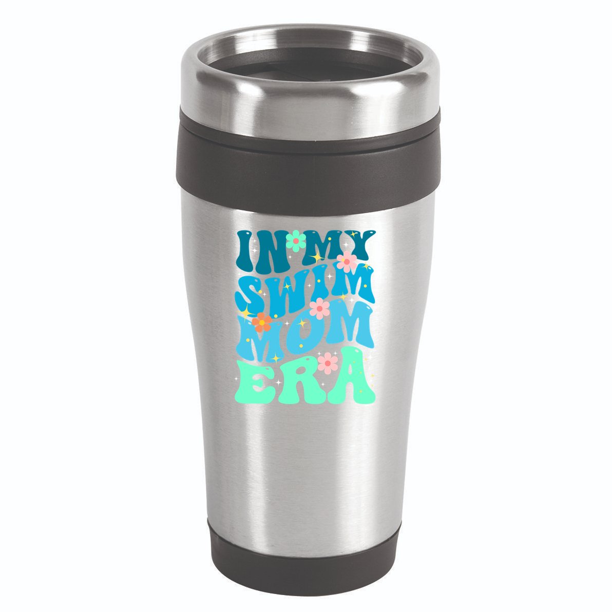 In My Swim Mom Era 16oz Travel Tumbler