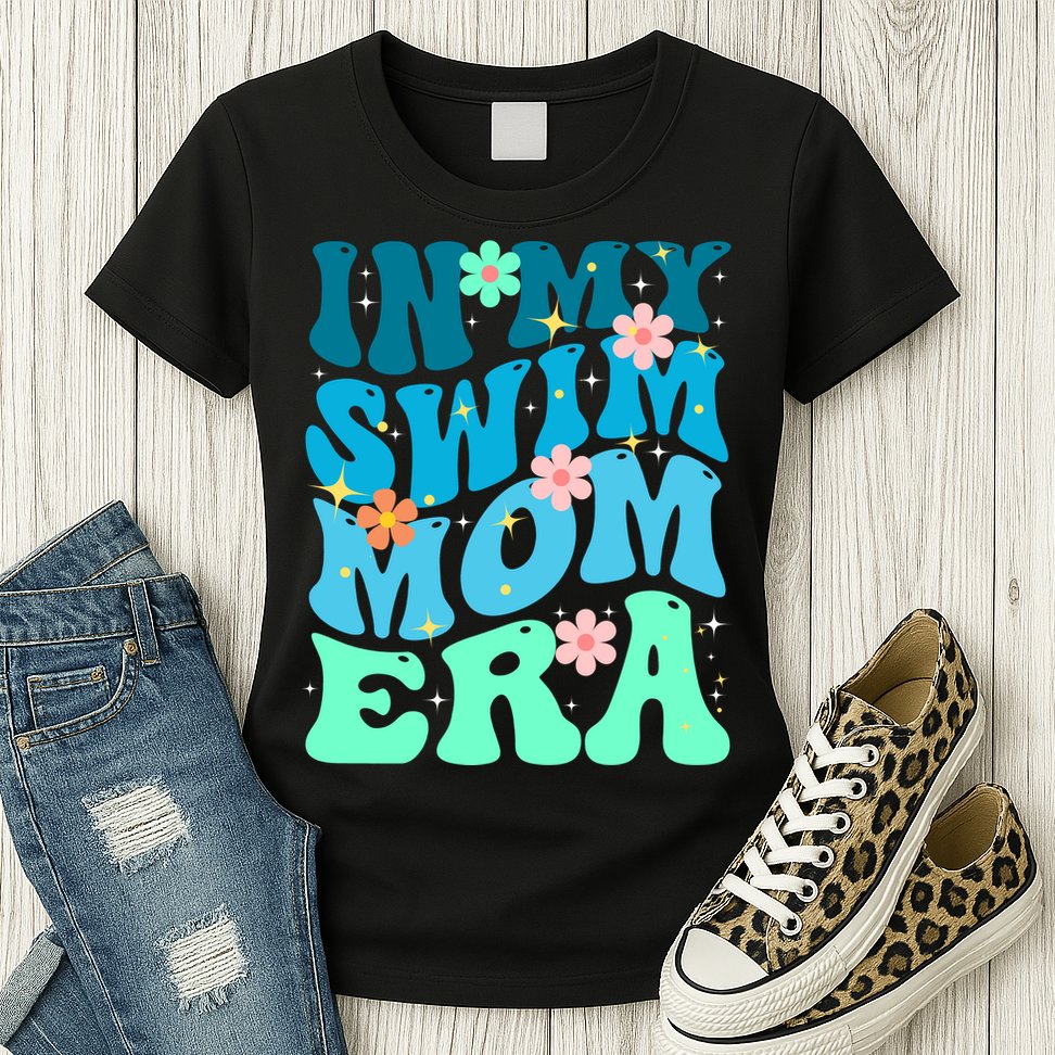 In My Swim Mom Era Womens T-Shirt