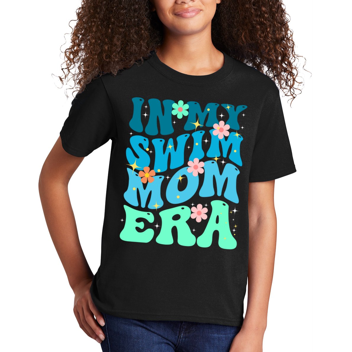 In My Swim Mom Era Kids T-Shirt