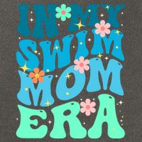 In My Swim Mom Era Cotton Canvas Backpack