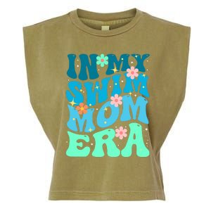 In My Swim Mom Era Garment-Dyed Women's Muscle Tee