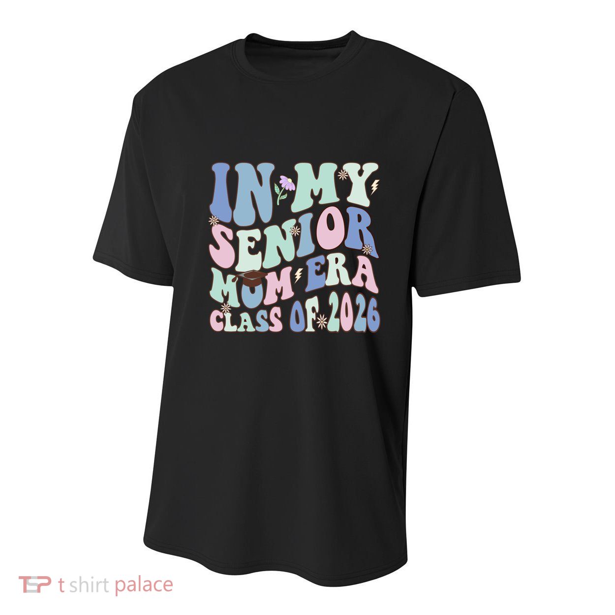 In My Senior Mom Era Class Of 2026 Graduate Retro Groovy Gift Youth Performance Sprint T-Shirt
