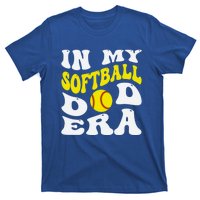 In My Softball Dad Era Funny Proud Softball Dad Groovy Great Gift T-Shirt