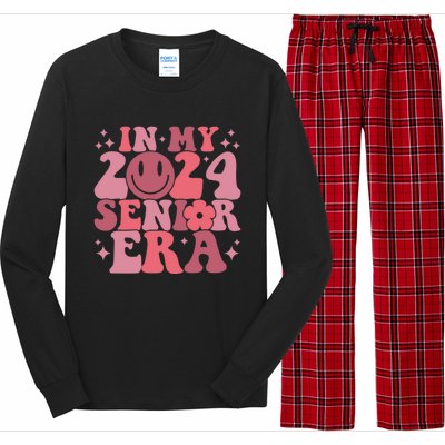 In My Senior Era Class Of 2024 Senior 24 Graduate Graduation Gift Long Sleeve Pajama Set