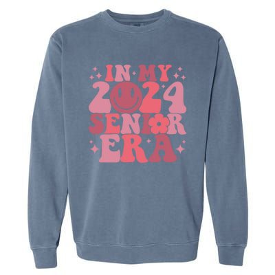 In My Senior Era Class Of 2024 Senior 24 Graduate Graduation Gift Garment-Dyed Sweatshirt