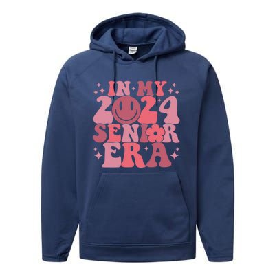 In My Senior Era Class Of 2024 Senior 24 Graduate Graduation Gift Performance Fleece Hoodie