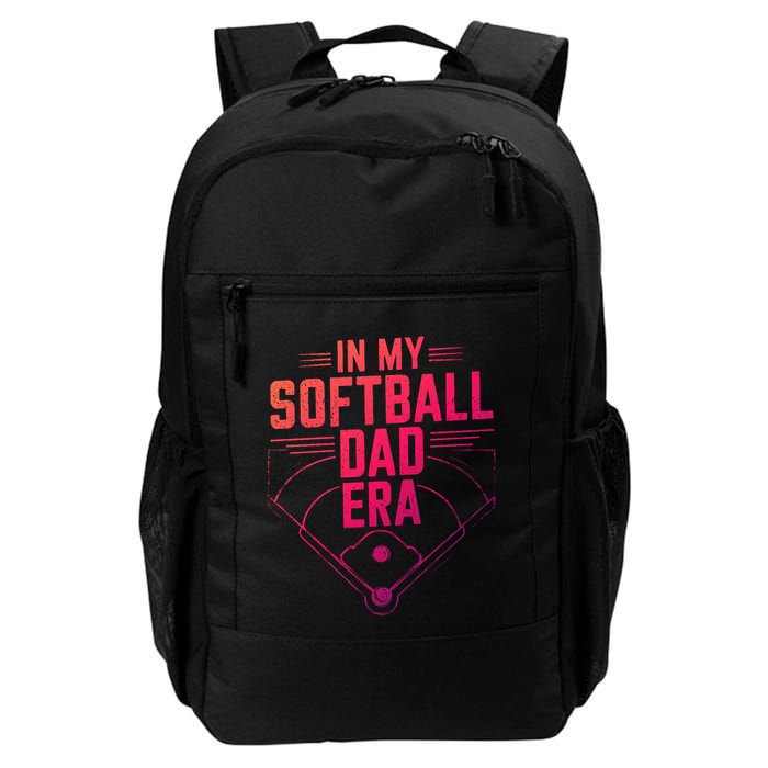 In My Softball Dad Era Softball Team Dad Softball Dads Gift Backpack