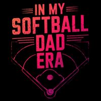 In My Softball Dad Era Softball Team Dad Softball Dads Gift Bucket Hat