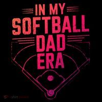 In My Softball Dad Era Softball Team Dad Softball Dads Gift Youth Performance Sprint T-Shirt