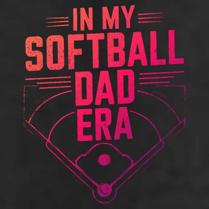 In My Softball Dad Era Softball Team Dad Softball Dads Gift Golf Towel