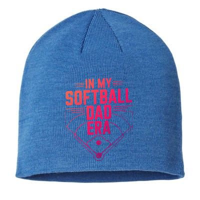 In My Softball Dad Era Softball Team Dad Softball Dads Gift Sustainable Beanie