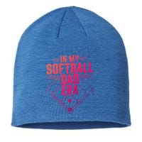 In My Softball Dad Era Softball Team Dad Softball Dads Gift Sustainable Beanie