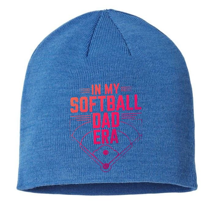 In My Softball Dad Era Softball Team Dad Softball Dads Gift Sustainable Beanie