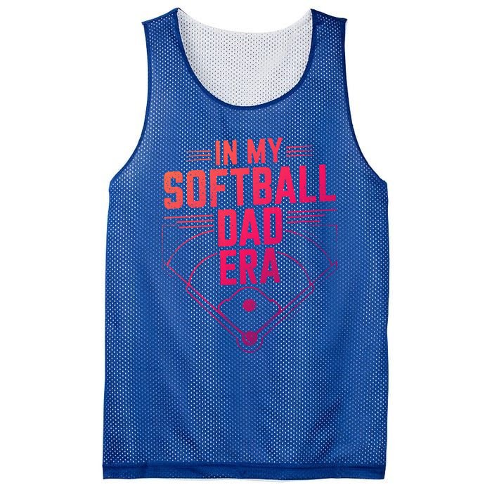 In My Softball Dad Era Softball Team Dad Softball Dads Gift Mesh Reversible Basketball Jersey Tank