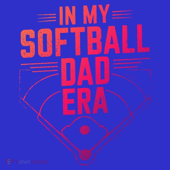 In My Softball Dad Era Softball Team Dad Softball Dads Gift Magnet