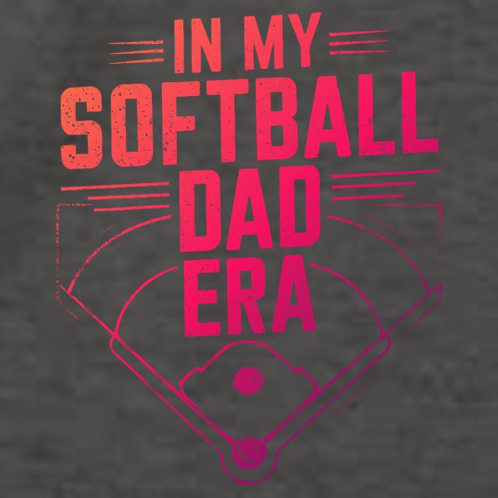 In My Softball Dad Era Softball Team Dad Softball Dads Gift Vector Backpack