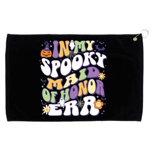 In My Spooky Maid Of Honor Era Groovy Retro Halloween Grommeted Golf Towel