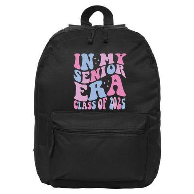 In My Senior Era Class Of 2025 Senior 2025 16 in Basic Backpack
