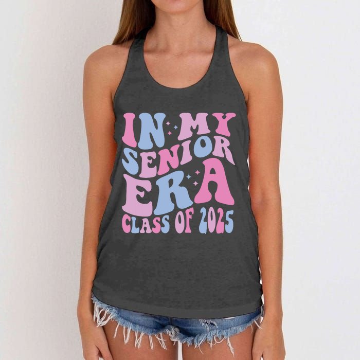 In My Senior Era Class Of 2025 Senior 2025 Women's Knotted Racerback Tank