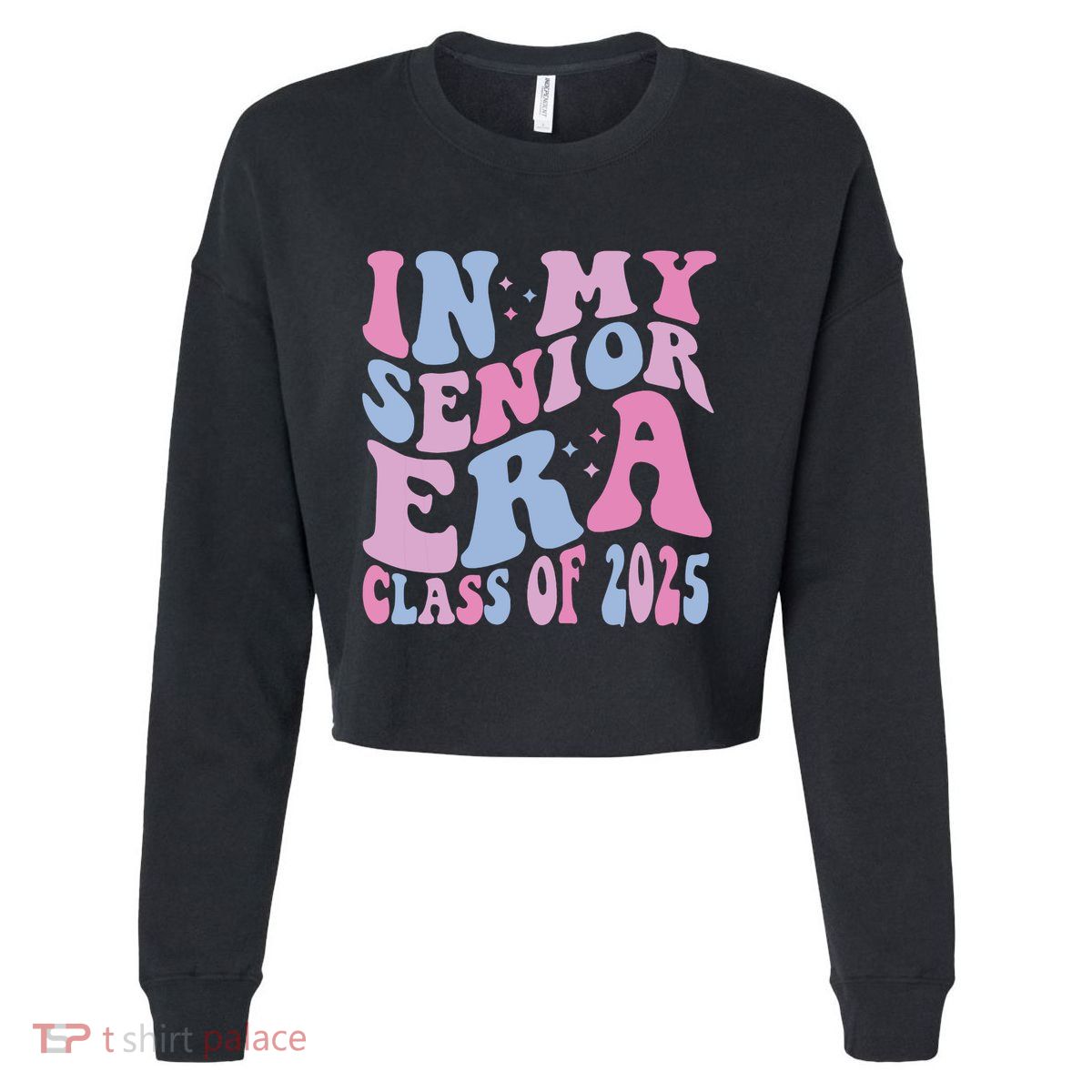 In My Senior Era Class Of 2025 Senior 2025 Cropped Pullover Crew