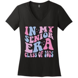 In My Senior Era Class Of 2025 Senior 2025 Women's V-Neck T-Shirt