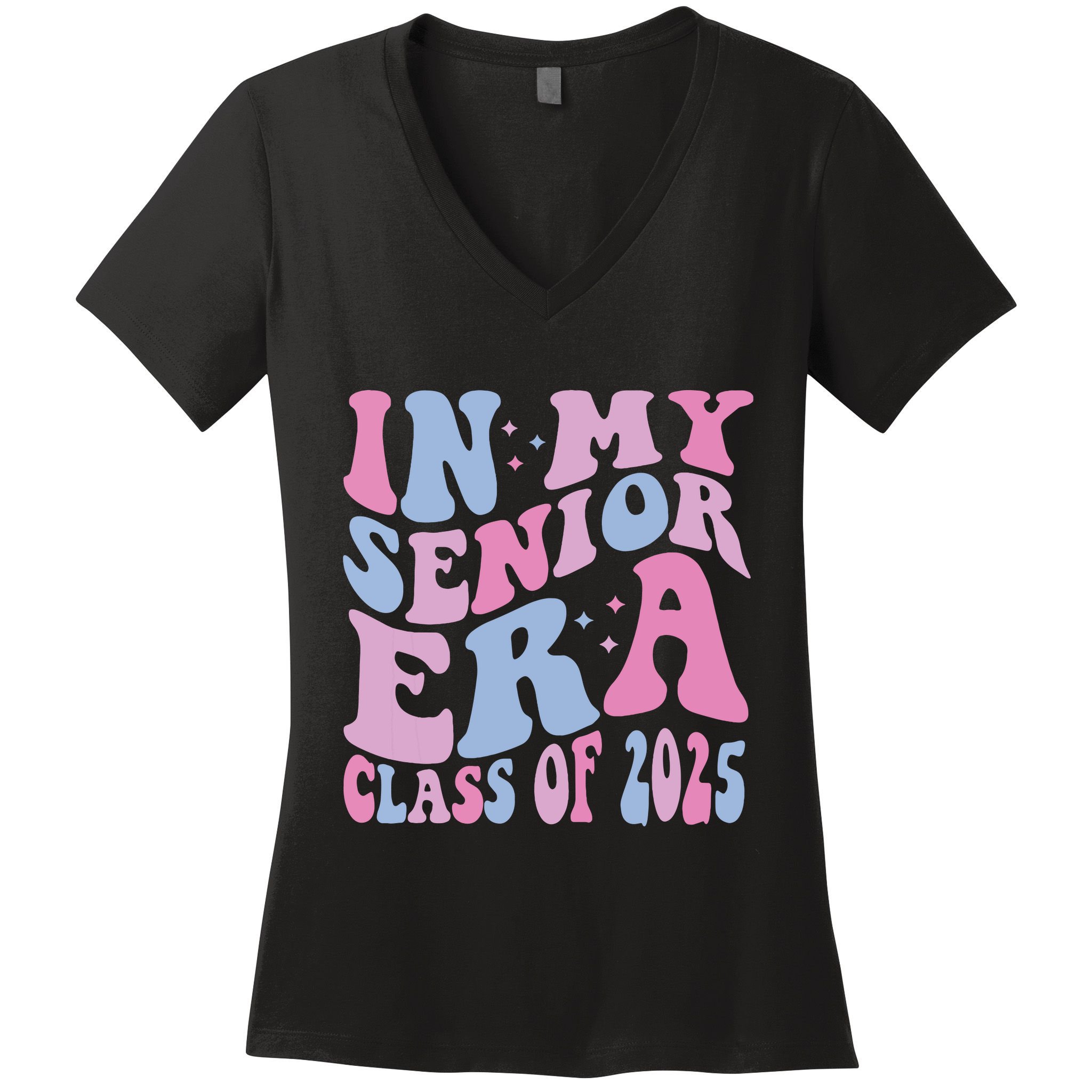 In My Senior Era Class Of 2025 Senior 2025 Women's V-Neck T-Shirt