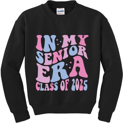 In My Senior Era Class Of 2025 Senior 2025 Kids Sweatshirt
