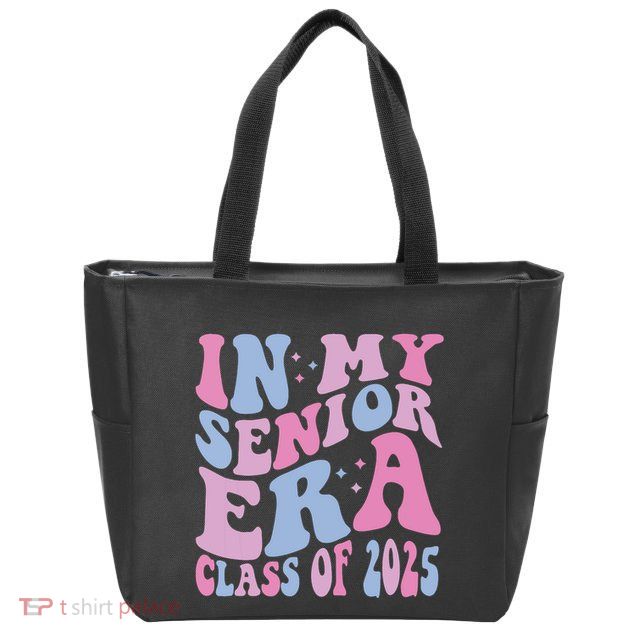 In My Senior Era Class Of 2025 Senior 2025 Zip Tote Bag