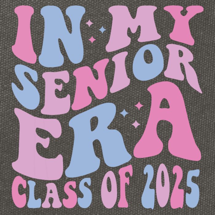 In My Senior Era Class Of 2025 Senior 2025 Cotton Canvas Backpack