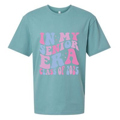 In My Senior Era Class Of 2025 Senior 2025 Sueded Cloud Jersey T-Shirt