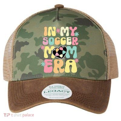 In My Soccer Mom Era Soccer Mama Funny Soccer Game Day Legacy Tie Dye Trucker Hat