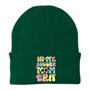 In My Soccer Mom Era Soccer Mama Funny Soccer Game Day Knit Cap Winter Beanie