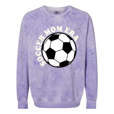 In My Soccer Mom Era Gift Colorblast Crewneck Sweatshirt