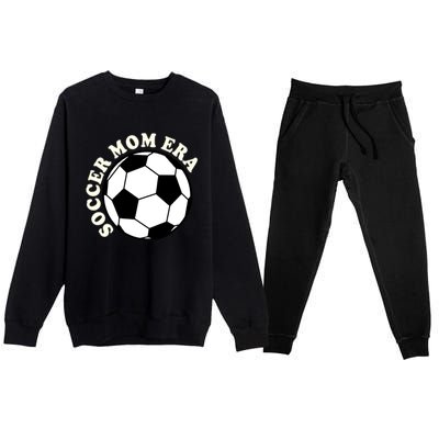 In My Soccer Mom Era Gift Premium Crewneck Sweatsuit Set