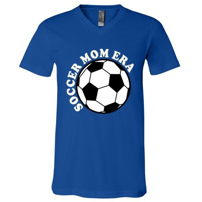 In My Soccer Mom Era Gift V-Neck T-Shirt