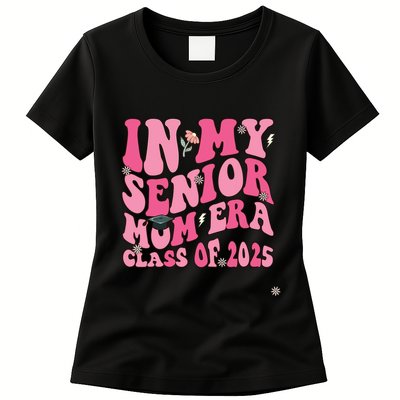 In My Senior Mom Era Class Of 2025 Masters Graduation Womens T-Shirt